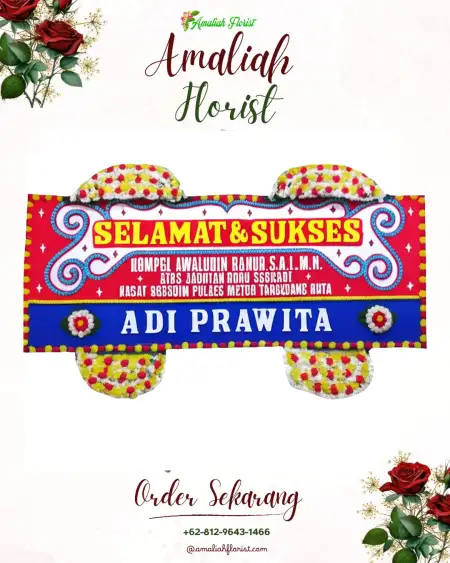 Papan Bunga Ucapan Selamat Manting